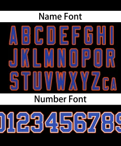 Custom Black Royal-Orange Classic Tops Mesh Basketball Jersey for Women