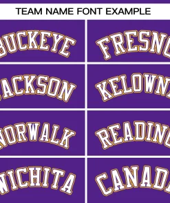 Custom Purple White-Gold Classic Tops Mesh Basketball Jersey for Women
