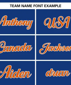 Custom Royal Team Classic Style Authentic Baseball Jersey