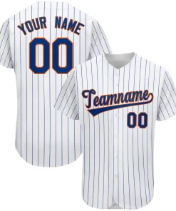 Custom Royal Team Classic Style Authentic Baseball Jersey