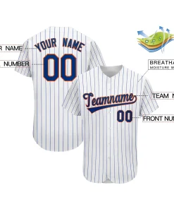 Custom Royal Team Classic Style Authentic Baseball Jersey