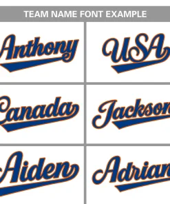 Custom Royal Team Classic Style Authentic Baseball Jersey