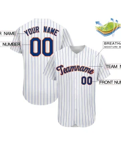 Custom Royal Team Classic Style Authentic Baseball Jersey