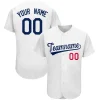 Custom White Team Classic Style Authentic Baseball Jersey