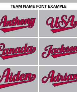 Custom Gray Team Classic Style Authentic Baseball Jersey