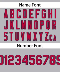 Custom Gray Team Classic Style Authentic Baseball Jersey