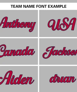 Custom Gray Team Classic Style Authentic Baseball Jersey