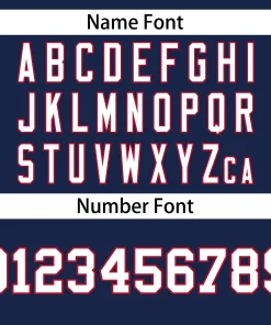 Custom Navy Team Classic Style Authentic Baseball Jersey