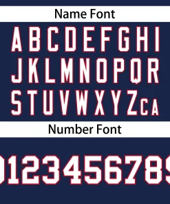 Custom Navy Team Classic Style Authentic Baseball Jersey