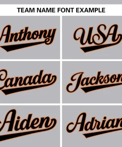 Custom Gray Team Classic Style Authentic Baseball Jersey
