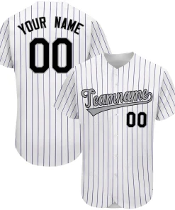 Custom Purple Team Classic Style Authentic Baseball Jersey