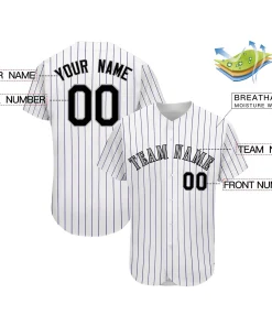 Custom Purple Team Classic Style Authentic Baseball Jersey
