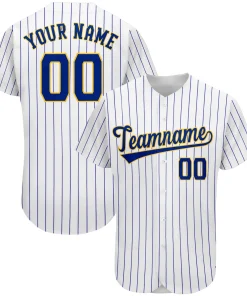Custom Royal Team Classic Style Authentic Baseball Jersey