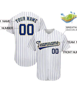 Custom Royal Team Classic Style Authentic Baseball Jersey