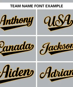 Custom Gray Team Classic Style Authentic Baseball Jersey