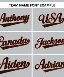 Custom Gray Team Classic Style Authentic Baseball Jersey