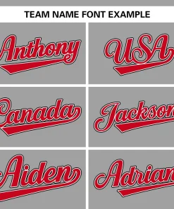 Custom Gray Team Classic Style Authentic Baseball Jersey
