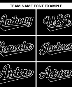 Custom Black Team Classic Style Authentic Baseball Jersey