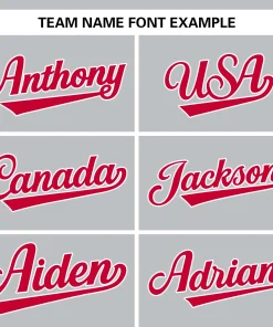 Custom Gray Team Classic Style Authentic Baseball Jersey