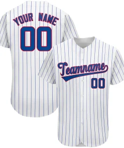 Custom Royal Team Classic Style Authentic Baseball Jersey