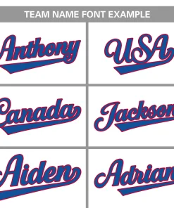 Custom Royal Team Classic Style Authentic Baseball Jersey
