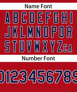 Custom Red Team Classic Authentic Baseball Jersey