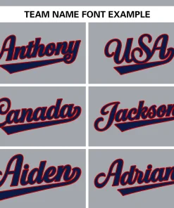 Custom Gray Team Classic Authentic Baseball Jersey
