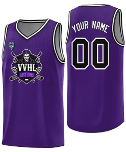 VVHL Purple S7-lost-boys Tops Basketball Jersey