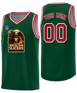 VVHL Green S7-Sicilian-Slicers-1 Tops Basketball Jersey
