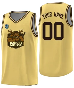VVHL Khaki S7-HANGRY-MOOSE Tops Basketball Jersey