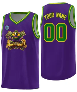 VVHL Purple S7-Portage-Moneyshots Tops Basketball Jersey