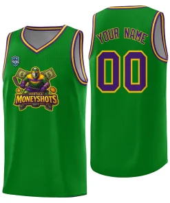 VVHL Kelly Green S7-Portage-Moneyshots-2 Tops Basketball Jersey