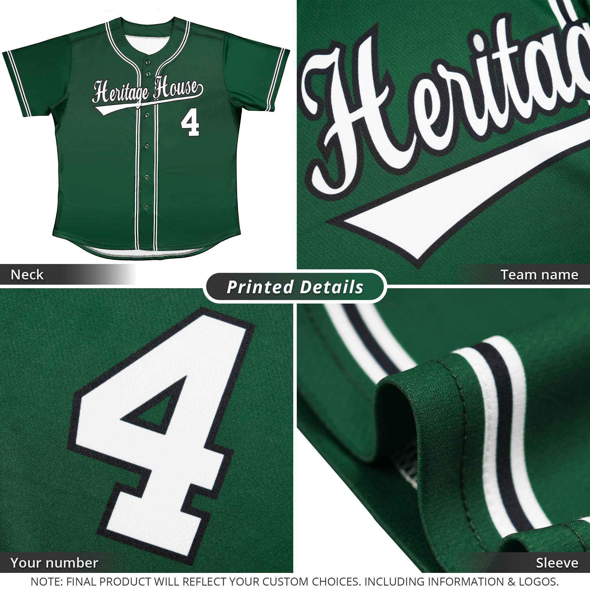 Custom Navy Yellow-White Classic Style Authentic Baseball Jersey - Image 4