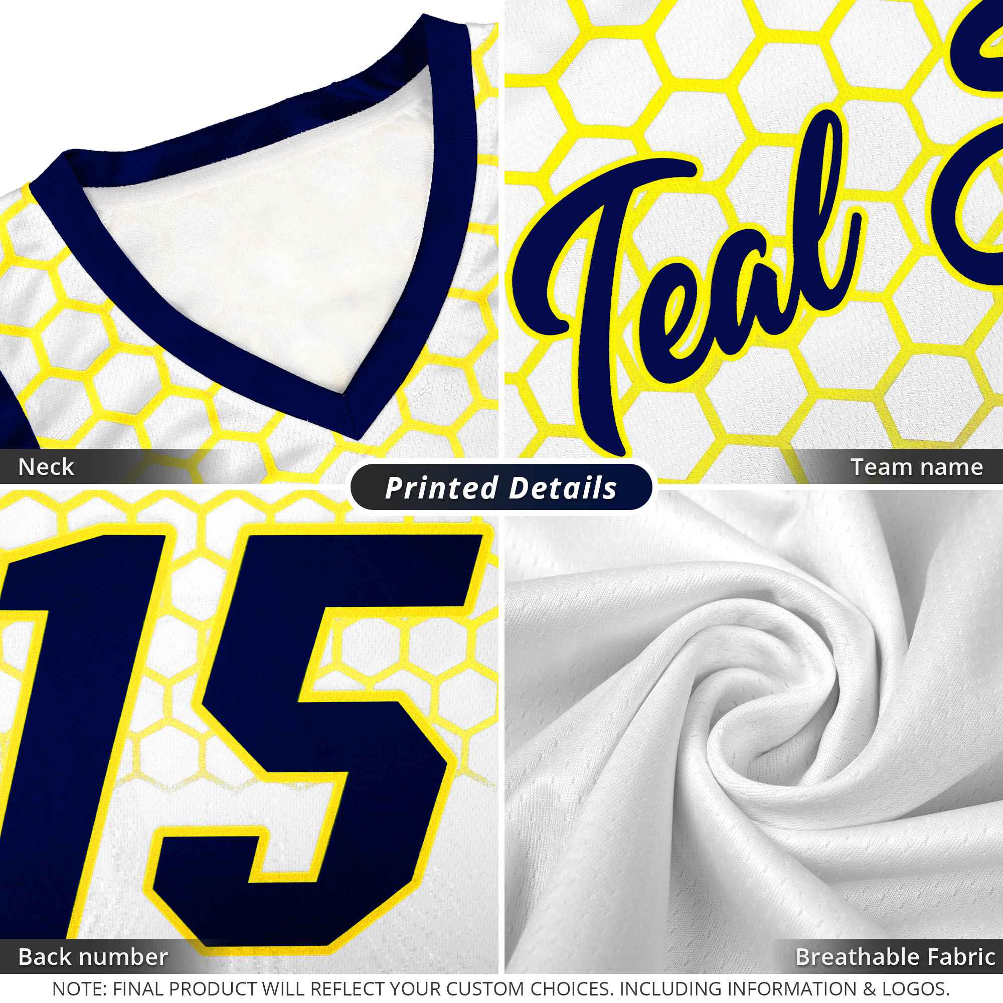 Custom Navy Personalized Honeycomb Pattern Sports Uniform Basketball Jersey