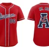 Fans-Made | Custom Red Navy-White Classic Style Authentic Baseball Jersey – Available for Reorder
