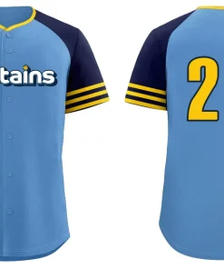Fans-Made | Custom Light Blue Navy Classic Style  Baseball Uniform Jersey/Pants Package For Team