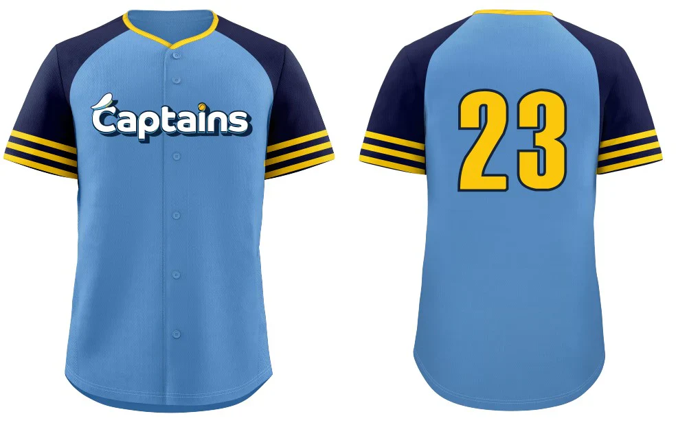 Fans-Made | Custom Light Blue Navy Classic Style Baseball Uniform Jersey/Pants Package For Team