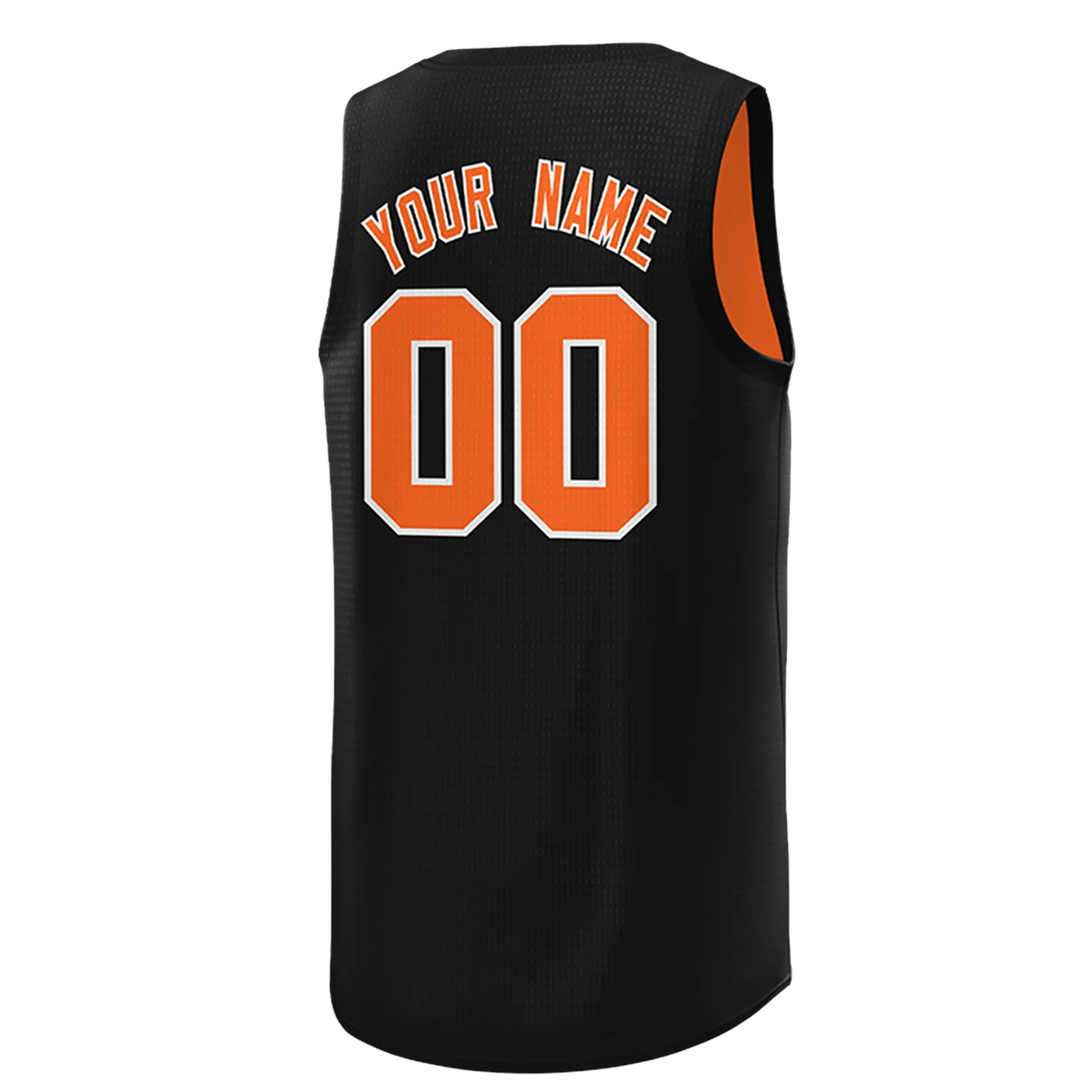 Custom Black Orange Team Sports Shirts Reversible Personalized Basketball Jersey for Men/Youth - Image 4