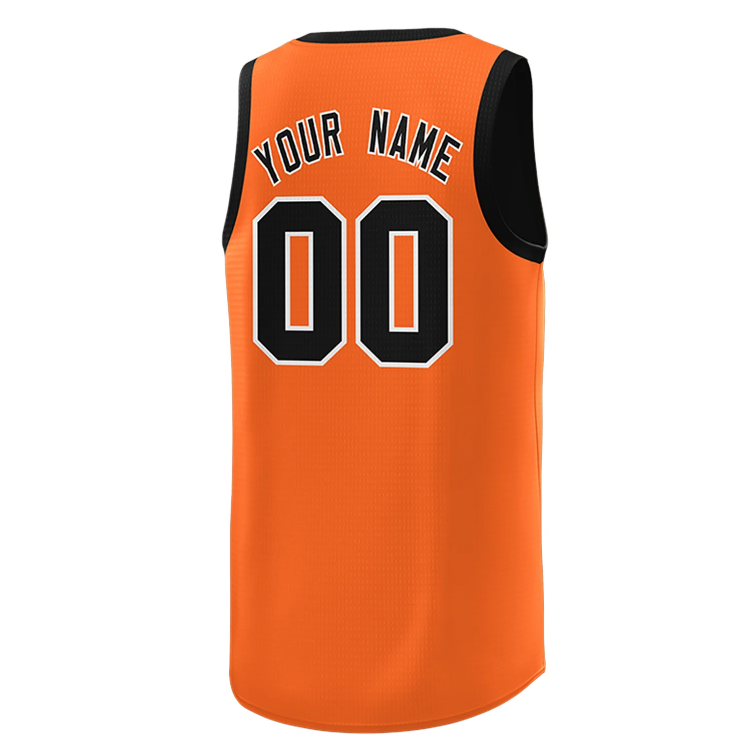 Custom Black Orange Team Sports Shirts Reversible Personalized Basketball Jersey for Men/Youth - Image 3