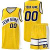 Custom Gold White Dot Graffiti Pattern Irregular Team Names Sports Uniform Basketball Jersey| KXKSHOP