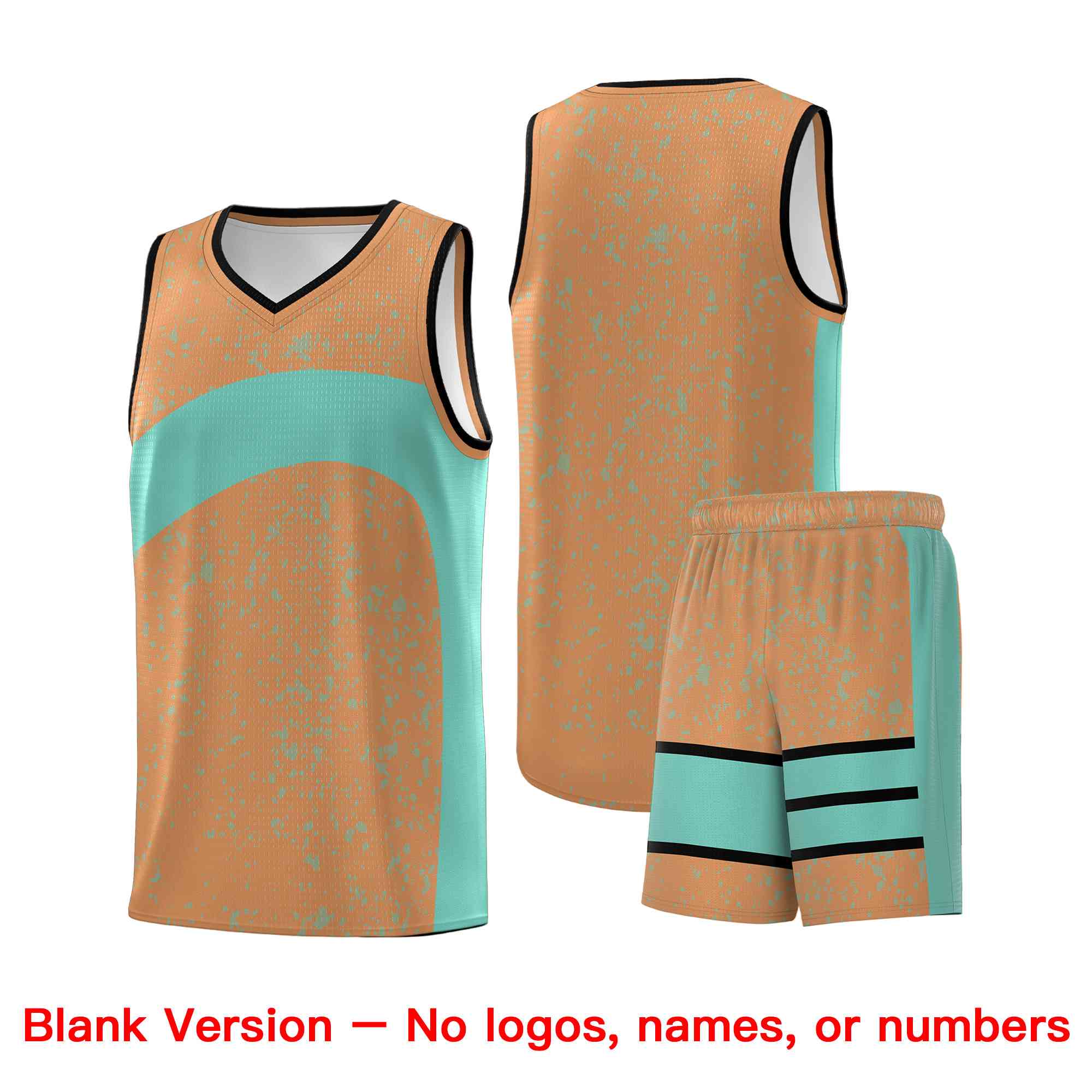 Custom Buckskin Brown Bright Green Dot Graffiti Pattern Irregular Team Names Sports Uniform Basketball Jersey - Image 2