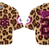 Fans-Made |Custom Wild Leopard basebalLJersey For Women¨C Available for Reorder