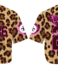 Fans-Made |Custom Wild Leopard basebalLJersey For Women¨C Available for Reorder