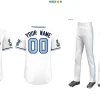 Fans-Made |Custom  White Baseball Uniform Jersey/Pants Package For Team¨C Available for Reorder