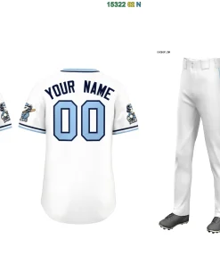 Fans-Made |Custom  White Baseball Uniform Jersey/Pants Package For Team¨C Available for Reorder