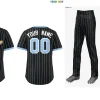 Fans-Made |Custom  Black Baseball Uniform Jersey/Pants Package For Team¨C Available for Reorder